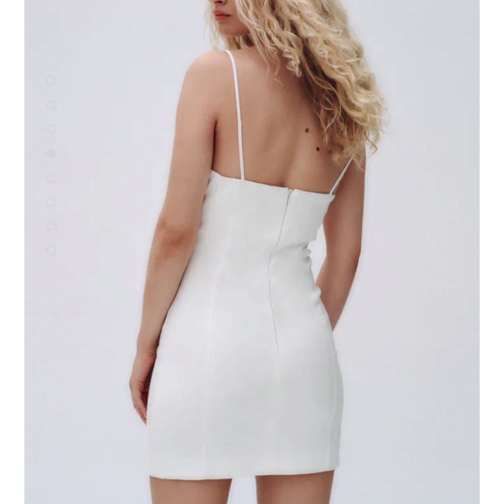 Zara white dress NWT - Picture 4 of 9